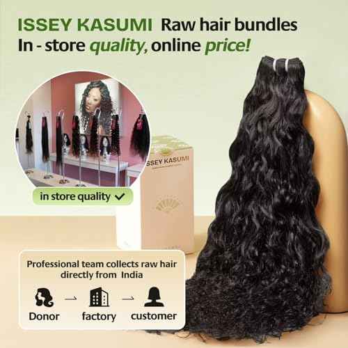 Raw Indian Human Hair Single Bundle,Triple Lifespan Than Regular Virgin Hair,In-Store Quality,Online Price! 100% Raw Indian Hair Bundles Water Wave Raw Hair Bundles 14 Inch