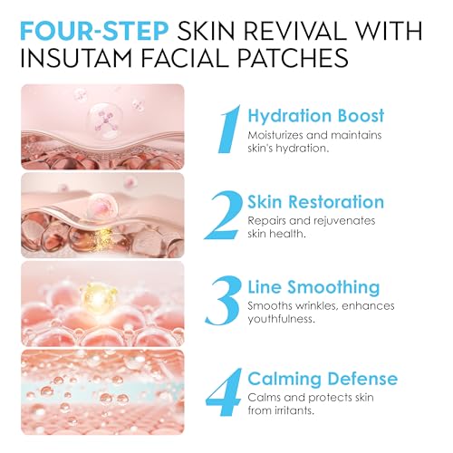 Forehead Wrinkle Patches for Anti-wrinkles: Overnight Face Wrinkles Patches to Lift Smile Lines for Women (BLUE)