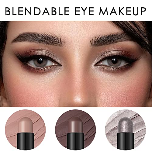 FOCALLURE Cream Eyeshadow Stick Set - 3PC Waterproof Pencil