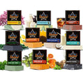 10 PACKS Shower Star Bar Soap Body Wash For Men 5 Oz Daily Use Natural Shower Soap Men's Soap Long Lasting Freshness Olive & Natural Oils NonGMO No Parabens Cool Mint Herb Green Forest & MORE GIFT BOX