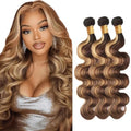 Honey Blonde Body Wave Hair Bundles 20 22 24 Inch