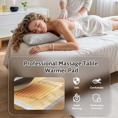 ReFzeg Massage Table Warmer Heating Pad - Professional Spa Bed Heating Blanket