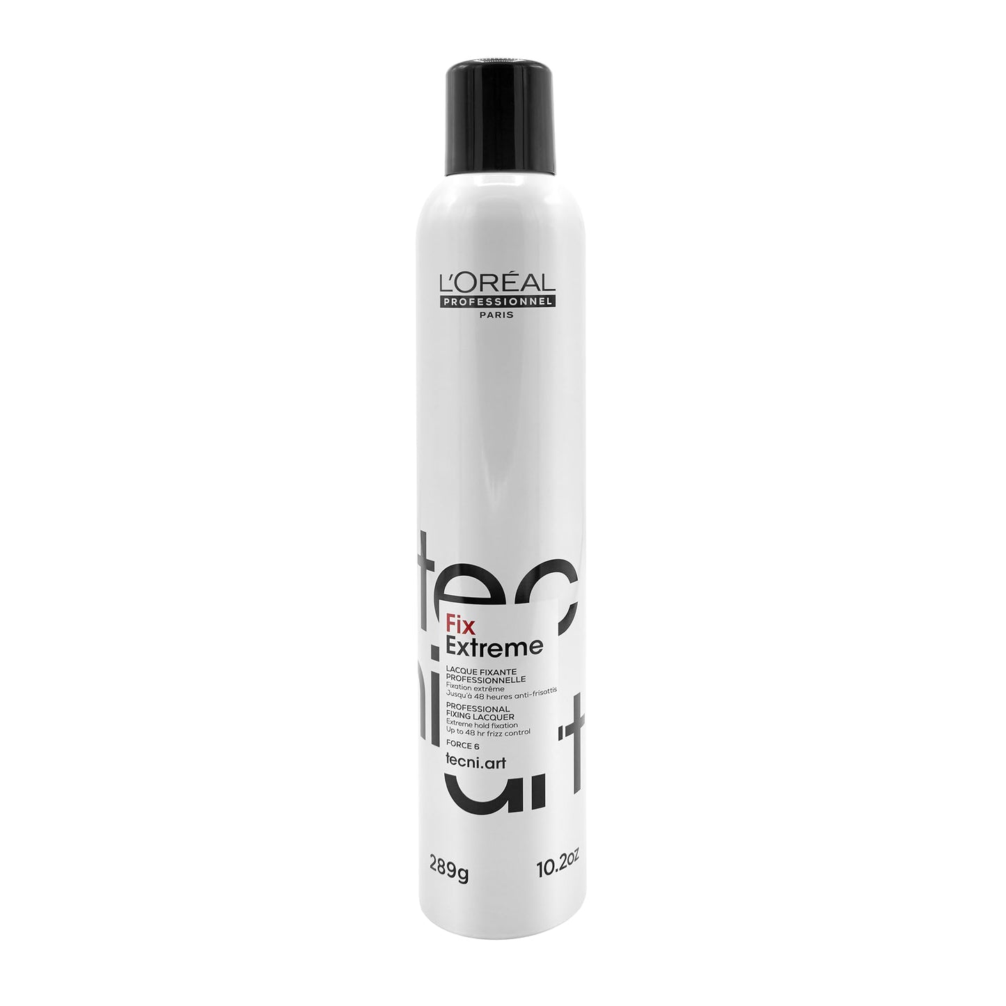 L'Oréal Professionnel Paris Fix Extreme Lacquer - Strong Hold Hairspray For All Hair Types, Anti-Frizz and Shine, Packaging May Vary