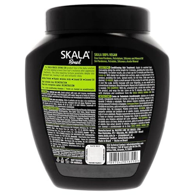 SKALA Divina Cor 2-in-1 Treatment Cream & Leave-In Conditioner for Dyed Hair - 1000g