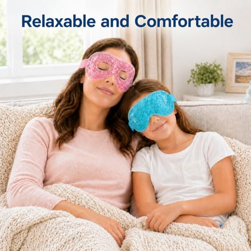 2-Pack Cooling Gel Eye Mask for Puffy Eyes & Dark Circles