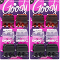 Goody Classic Claw Hair Clips - 6-Count, Clear, Brown and Black - 1/2 Claw Will Gently Keep Hair Secured In Place with a Long Lasting Hold, color may vary (Pack of 2)