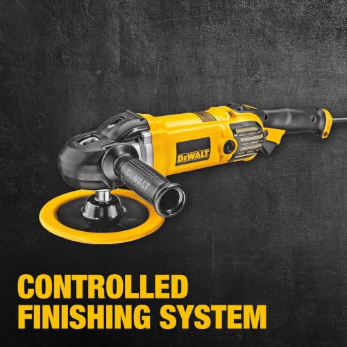 DEWALT 7-9in Buffer Polisher, 12 Amp, Variable Speed, Soft Start