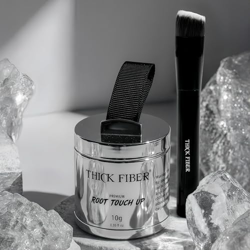 Thick Fiber Root Touch Up Powder - Covers Gray Roots & Thinning Hair