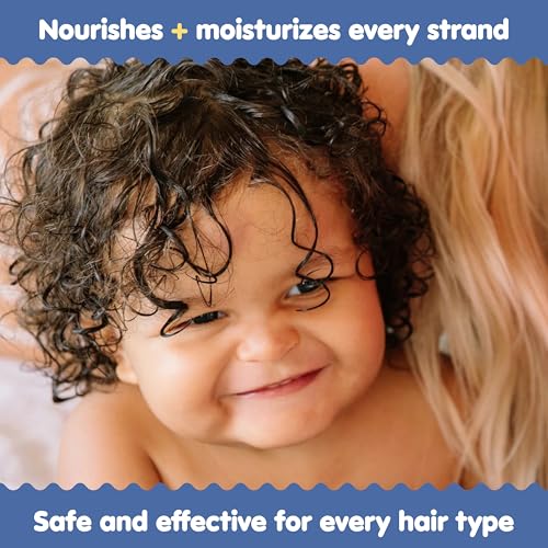 TUBBY TODD Hair Detangler Spray for Kids - Hair Detangling Spray with Baobab & Coconut Oil - Gentle & Moisturizing Kids Hair Detangler Spray - 8.5oz, 2 Pack - Lemon Cr?me
