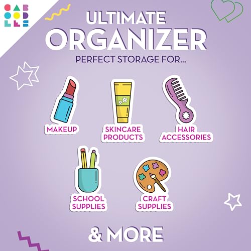 Caboodles On-The-Go Girl Makeup Box Organizer with Mirror