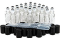 Vivaplex 10ml Glass Roller Bottles - 24 Pack with Stainless Steel Balls