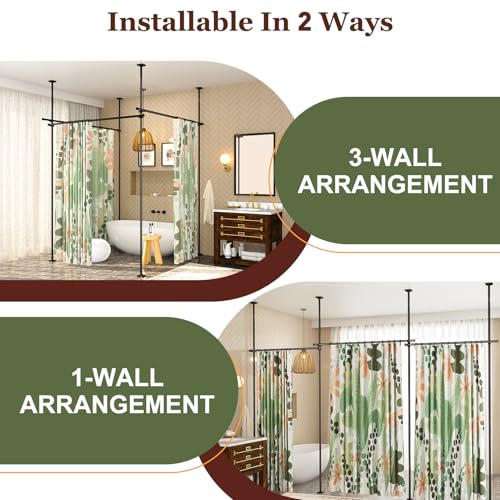Goovilla Room Divider Tension Rod No Drill 4-10ft Adjustable