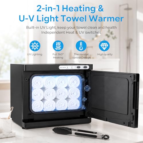 8L Professional Towel Warmer Cabinet with UV Light