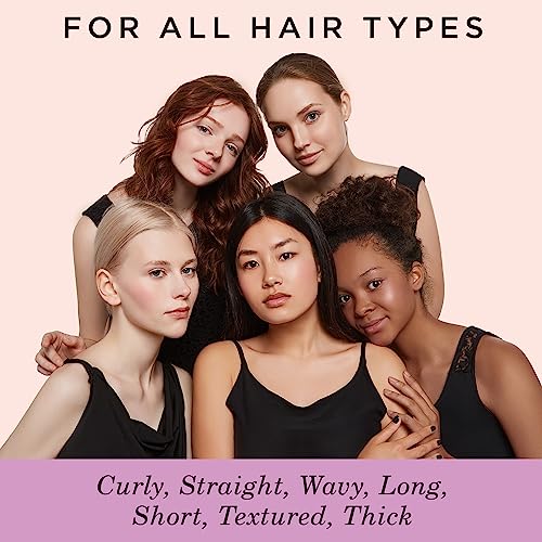 Diane Metallic Pin Detangler Hair Brush ? Anti-Static Metallic Pin Hair Brush for Wet or Dry Hair, Gently Massages Scalp & Smooths Frizz, Flexible Cushion Brush for Fine, Thick, or Textured Hair