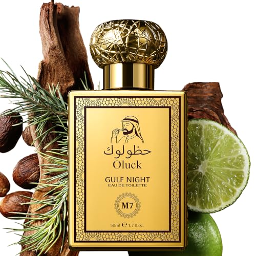 Oluck Gulf Night M7 Unisex Cologne - 50ml Citrus & Woody