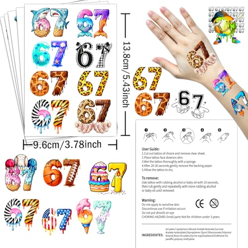 114 Pieces Temporary Tattoos Stickers, 15 Sheets Party Supplies