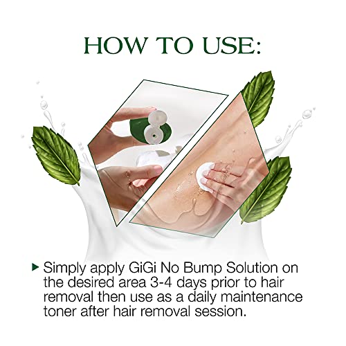GiGi No Bump Skin-Smoothing Solution | Razor Burn & Ingrown Hair Relief