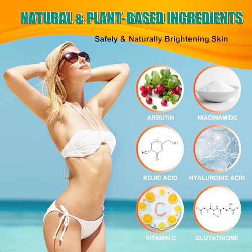 Skin Bleaching Cream, Skin Lightening for Intimate Area, Whitening Cream Underarms, Knees, Elbows, Inner Thigh, Bikini Line, Armpit, Natural Formula Dark Spot Remover