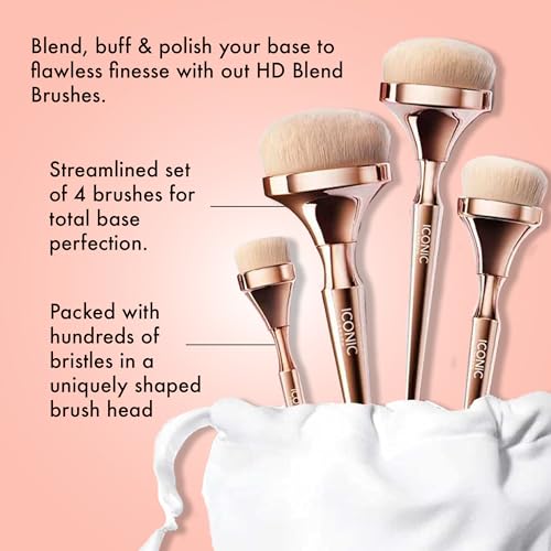 ICONIC LONDON HD Blend Brush Set - Luxury Makeup Brushes