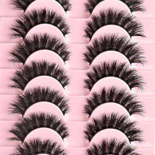 FARRED 14mm Cat Eye Wispy Mink Lashes - 10 Pairs