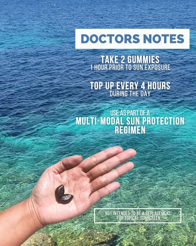Inner Glow Sol Defense Gummies – Skin Health Vitamin with Polypodium Leucotomos, Niacinamide, Passion Fruit, 60 Sugar-Free