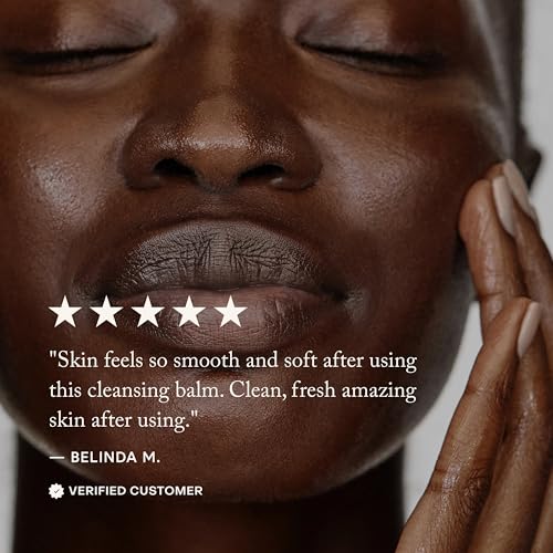 True Botanicals Ginger Turmeric Cleansing Balm - Hydrating Makeup Remover for Sensitive Skin