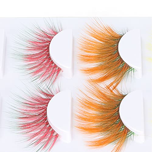 6D Fluffy Mink Eyelashes - 5 Colors Dramatic Fake Lashes