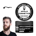 Para Barba, Beard Stimulating Balm Beard Cream, Estimulante Para Barba, B?lsamo Para Crecimiento De Barba Para Hombre, Ultra Potente Apolo Balsamo Negro Thicker, Fuller (1pcs)