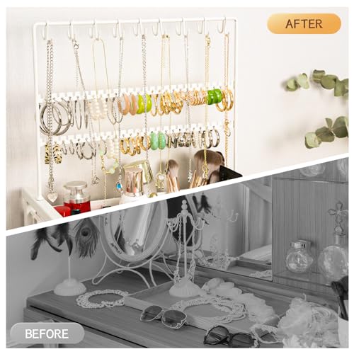 YGJT Makeup Organizer with Drawers & Jewelry Storage