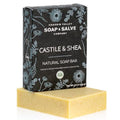 Chagrin Valley Natural Soap Bar - Organic Castile & Shea Butter - For Sensitive Skin and Itchy Skin Relief - Large 5.6 oz Unscented Bar Soap For Women and Men
