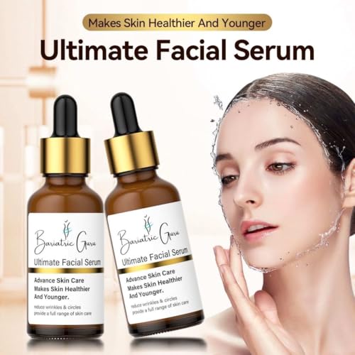 Ultimate Facial Serum ? Advanced Anti-Aging, Brightening & Hydrating Face Serum with Retinaldehyde, Bakuchiol, Tranexamic Acid, Niacinamide, Vitamin C & E, Hyaluronic Acid ? 1 fl oz