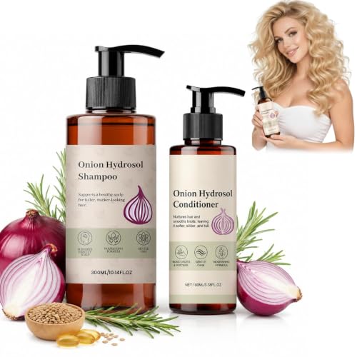 Onion Hydrosol Shampoo & Conditioner Set for Hair Growth