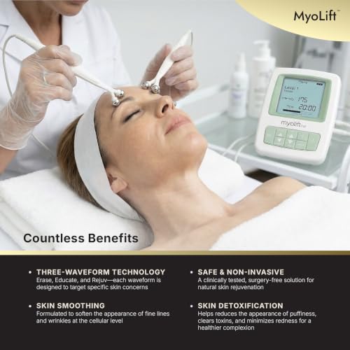 MyoLift TriWave Microcurrent Facial Device Kit with Masks