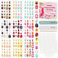 Teenitor Press On Nails for Kids Girls | 216pc 9 Designs