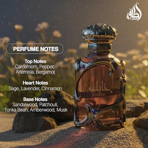 Lattafa Habik Eau de Parfum for Men – 3.4 oz