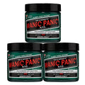 MANIC PANIC Classic Green Envy Semi Permanent Hair Color - Emerald Green Hair Dye for Women & Men That Lasts 4-6 Weeks - Vegan, Ammonia & Cruelty-Free - Create & Mix Custom Shades (4oz / 3pk)