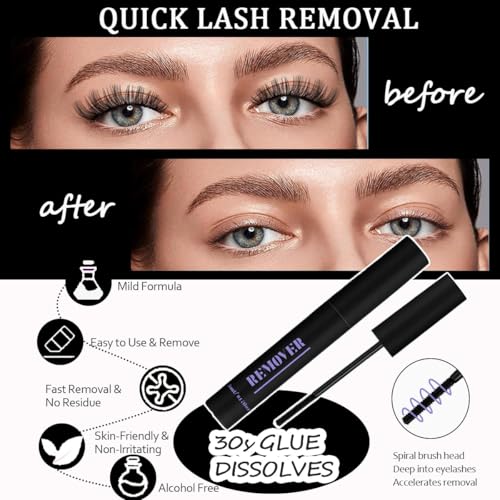 Lash Bond & Seal Kit with Cluster Glue, Remover & Tools