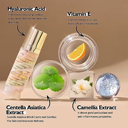 KIMUSE All-in-One Hydrating Multi Balm Stick & Color Correcting Facial Serum