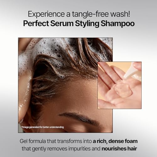Mise En Scene Perfect Serum Trio - Shampoo, Conditioner & Heat Protection Oil