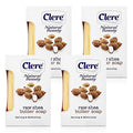 Clear Natural Beauty Soap (Raw Shea Butter Soap, 4 Pack)