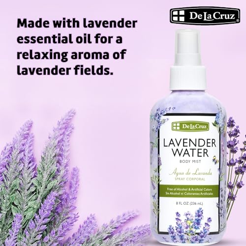 De La Cruz Lavender Body Mist Spray - 8 fl oz