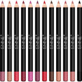 IS'MINE 12-Color Matte Lip Liner Set - High Pigment & Longwear