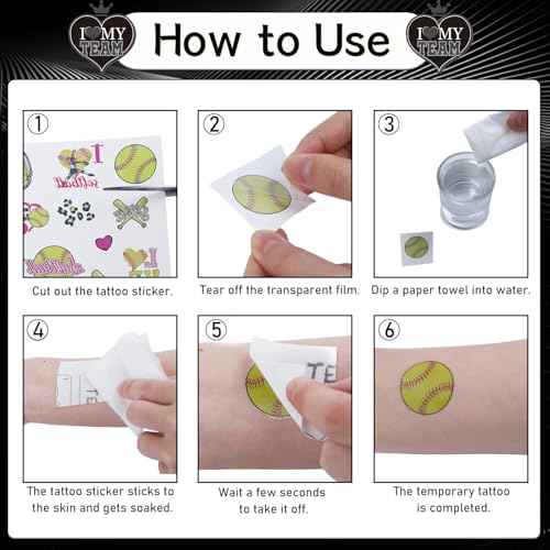 Gameza Black Team Spirit Tattoos - 144PCS Football Black Spirit Week Party Favors Supplies, Glitter Football Team Temporary Tattoo Stickers for School Cheerleading Sport Games Accessories Rewards