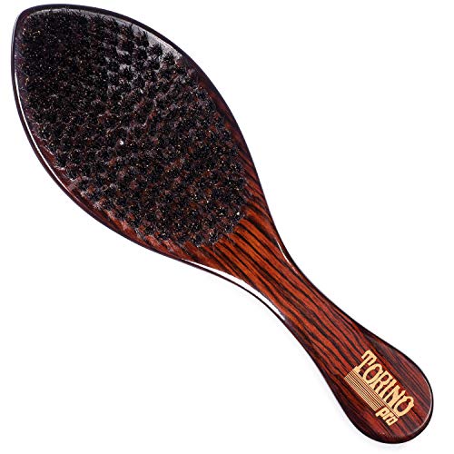 Torino Pro Medium Curve Wave Brush By Brush King - #1710 - Firmest medium out of all mediums - 360 Curved Medium - Great for Wolfing and connections - For 360 Waves