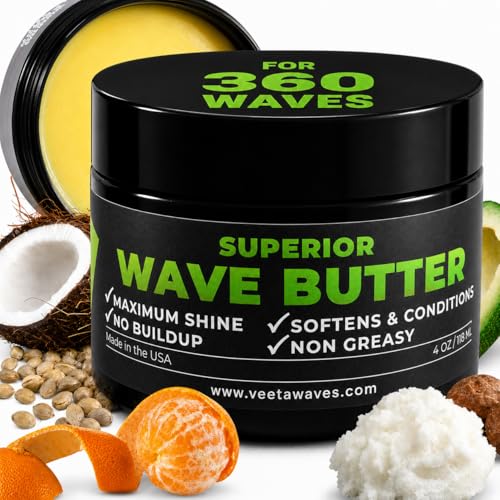 Veeta 360 Wave Butter & Pomade for Men - 4 oz