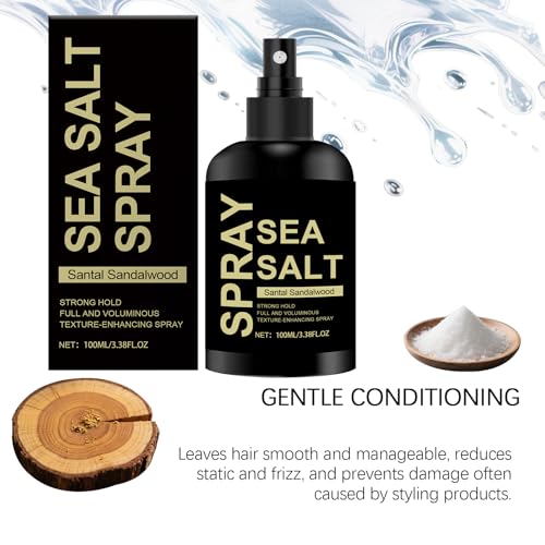 Nascence Sea Salt Spray for Hair - Volumizing & Texturizing 3.38 fl oz