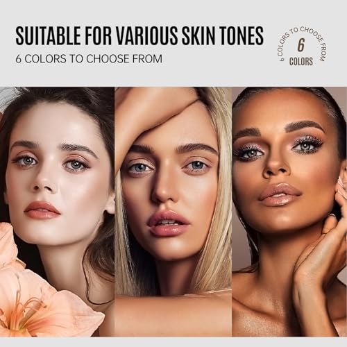 LAMUSELAND Full Coverage Foundation Makeup, Matte Liquid Waterproof Long-lasting Oil-free Foundation Stick Concealer for All Skin (02, M)