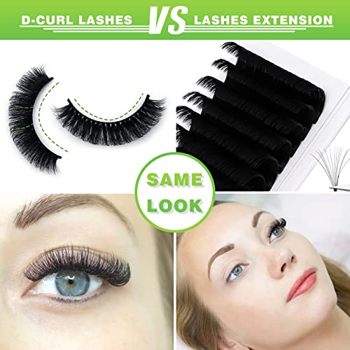 3d Plant Fibre Russian Strip Lashes, D Curl Lash Strips, Natural False Lashes Mink, Wispy Fake Lashes, D Curl Strip Lashes, Natural Wispies Mink Eyelashes, Faux Mink Eyelashes Natural Look(SDC37)