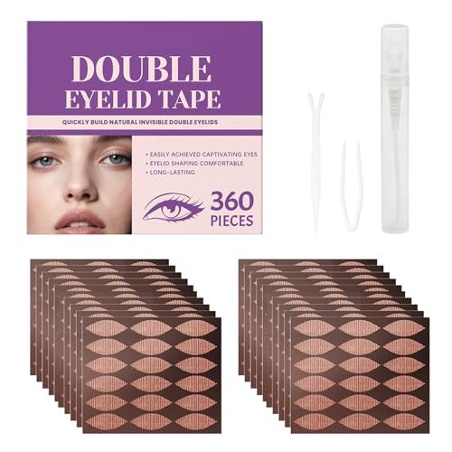 FENNIDICE 360 Pcs Double Eyelid Tape - Invisible Waterproof Eye Lift Strips