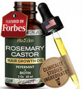 Ella & Eden Hair Growth Oil - Rosemary, Castor & Peppermint, 2 Fl Oz